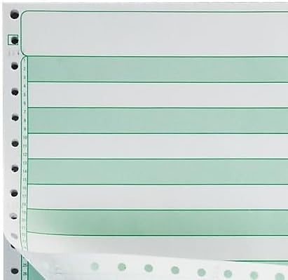 image:imageStaples Green Bar Computer Paper 14 78 x 11 20lb 2700Box For Office School amp Home