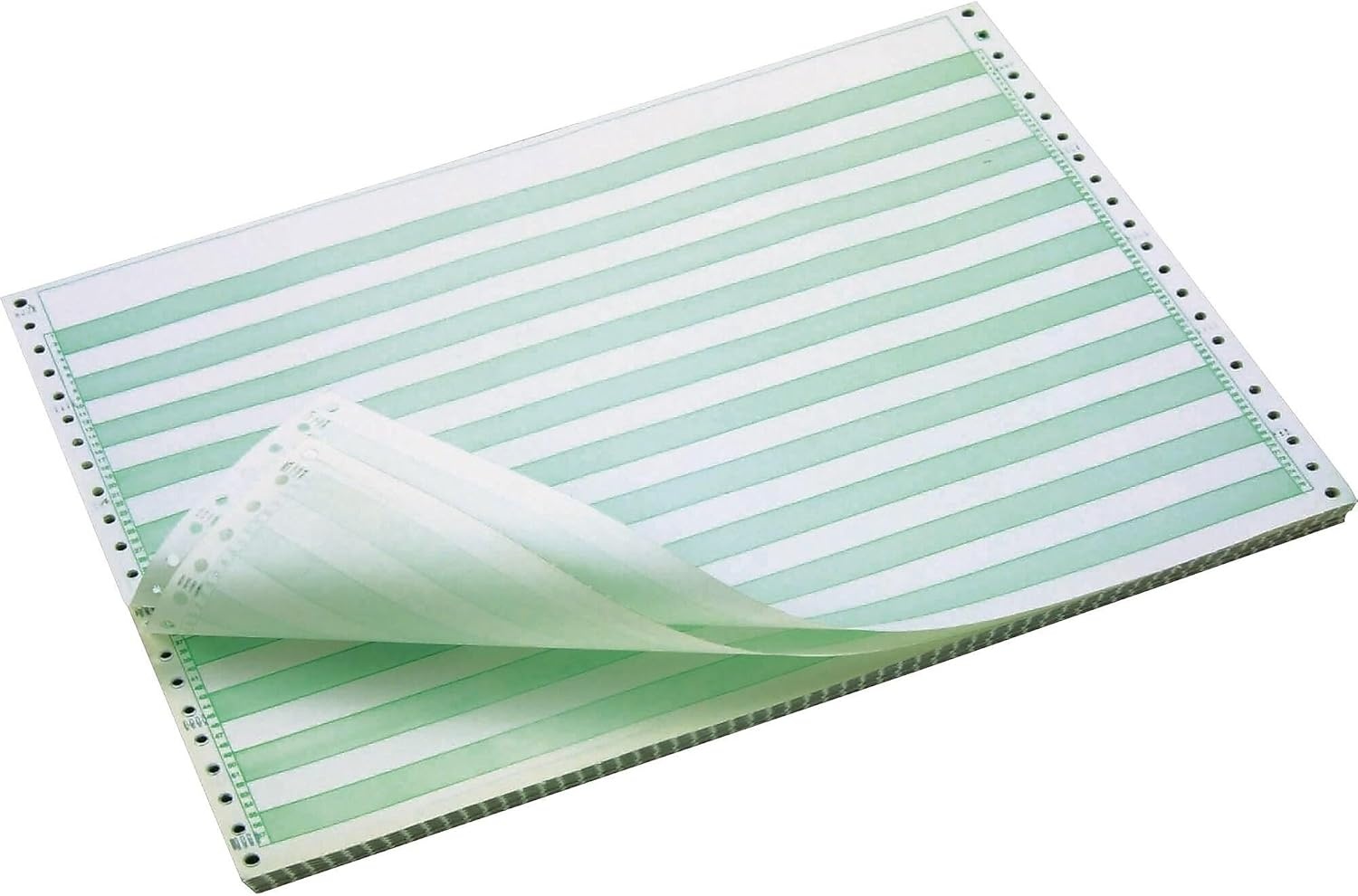 image:imageStaples Green Bar Computer Paper 14 78 x 11 20lb 2700Box For Office School amp Home