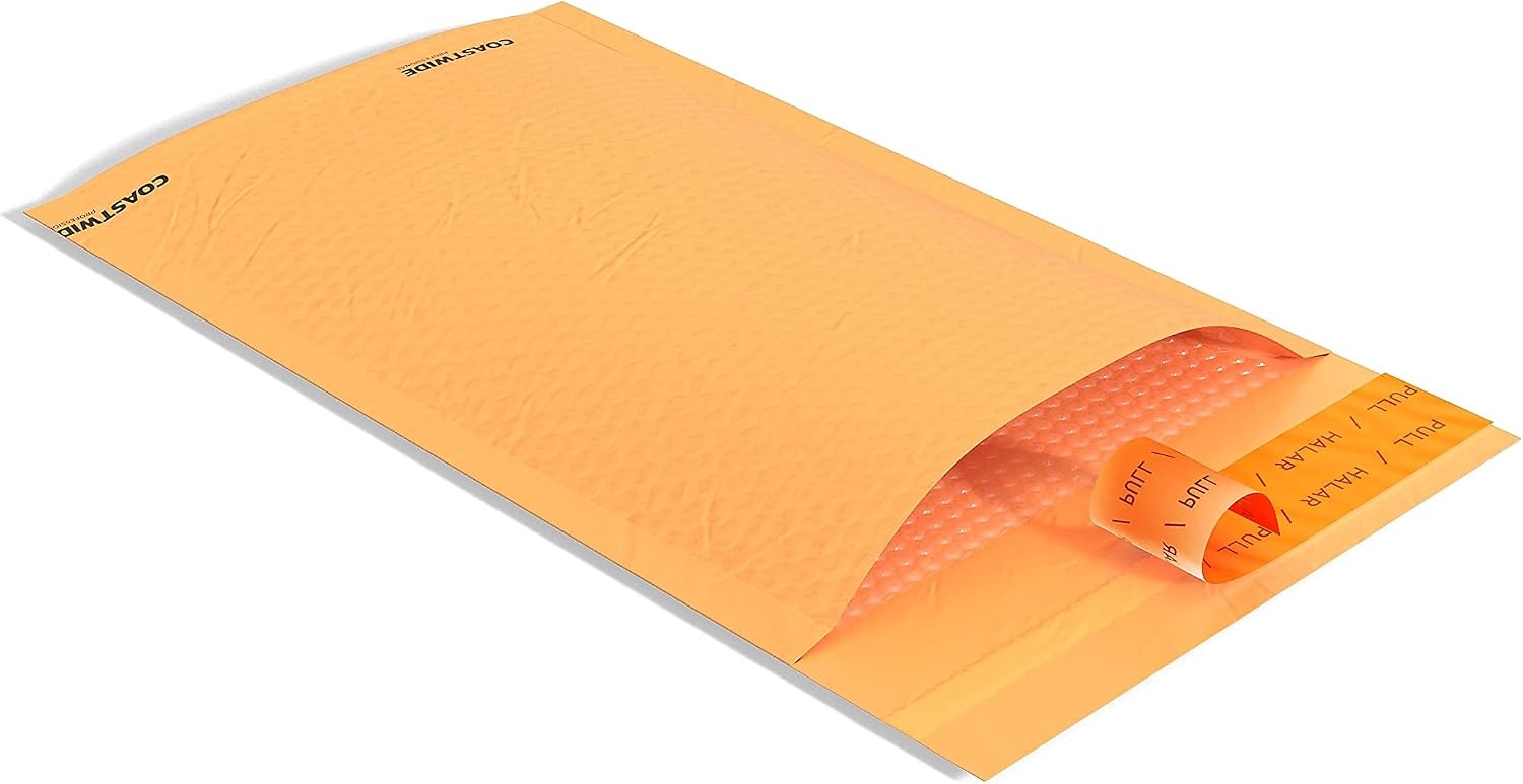 image:imageStaples Kraft Bubble Mailers 0 Size 6 x 10 250Pack6 x 10