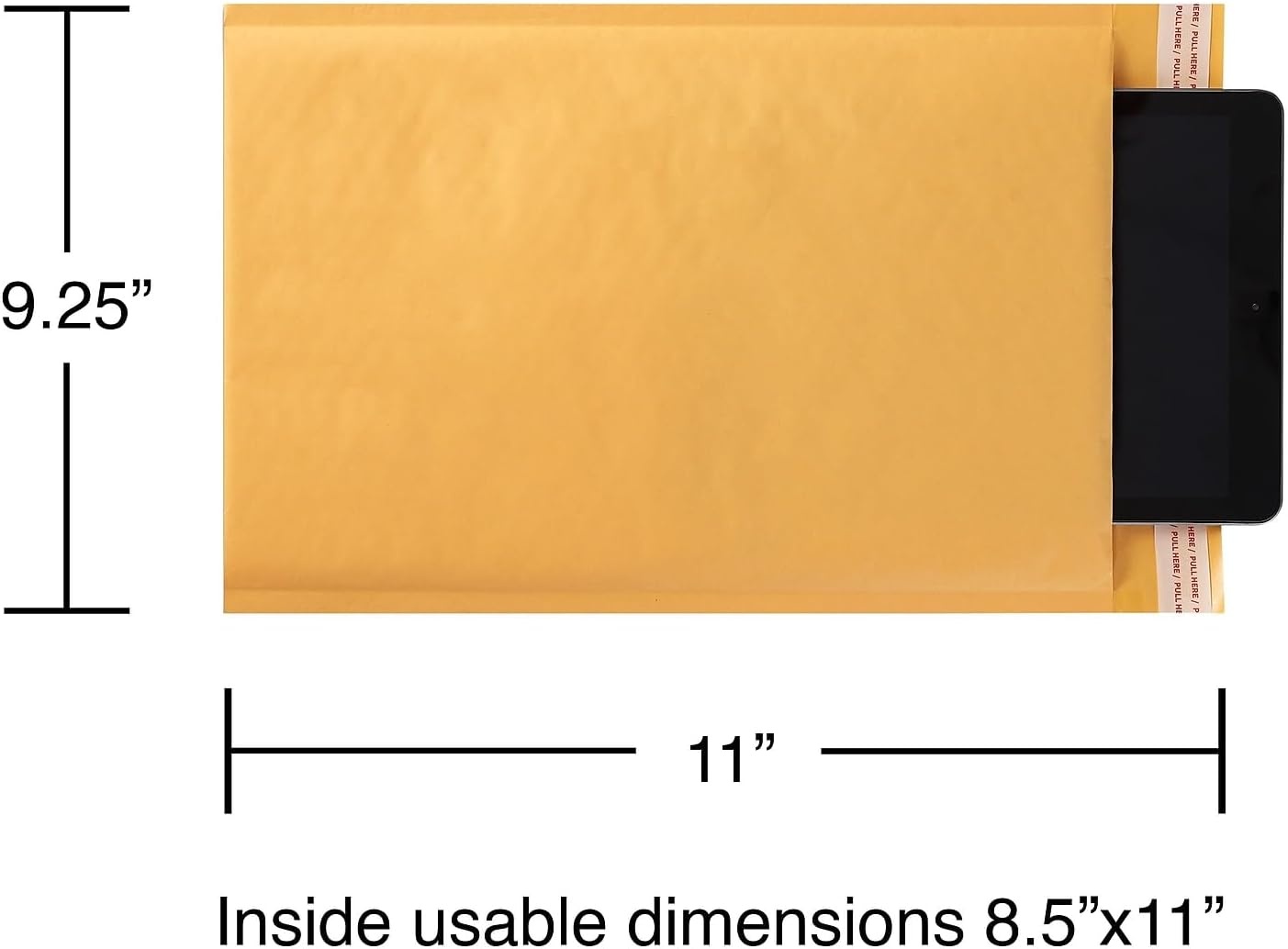 image:imageStaples Kraft Bubble Mailers 2 Size 85 x 11 100Carton