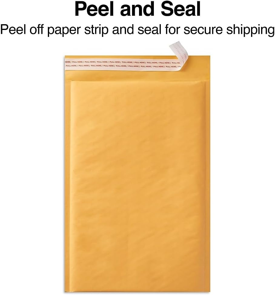 image:imageStaples Kraft Bubble Mailers 5 Size 105 x 16 100PackBubble Mailer