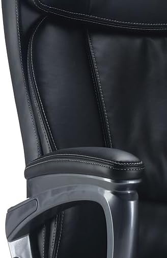 image:imageStaples Lockland Ergonomic Leather Managers Big amp Tall Chair 400 lb Capacity Black 2Pack