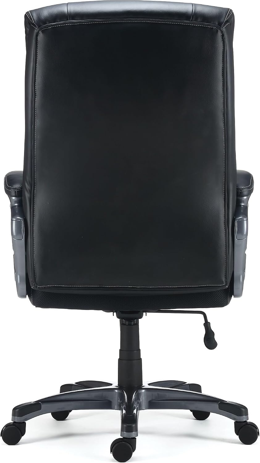 image:imageStaples Lockland Ergonomic Leather Managers Big amp Tall Chair 400 lb Capacity Black 2Pack