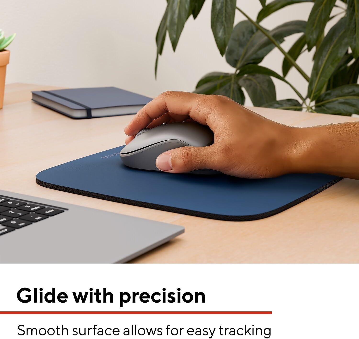 image:imageStaples Mouse Pad Lavender Design Mousepads for Computers amp Laptops 2Count Value PackBlue
