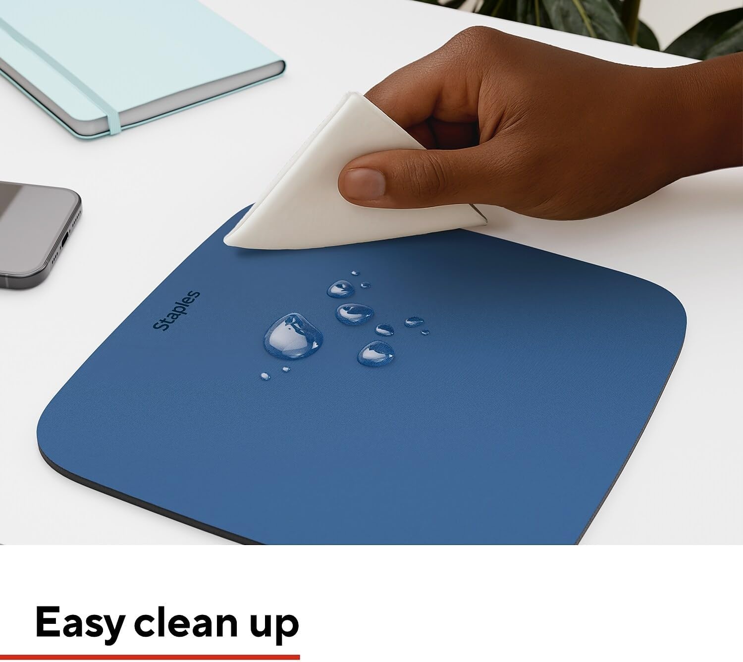 image:imageStaples Mouse Pad Lavender Design Mousepads for Computers amp Laptops 2Count Value PackBlue