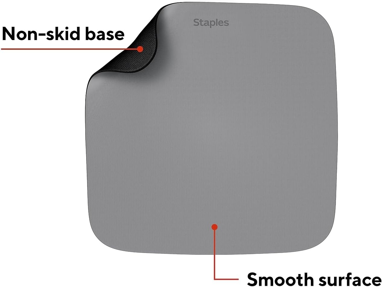 image:imageStaples Mouse Pad Lavender Design Mousepads for Computers amp Laptops 2Count Value PackGray