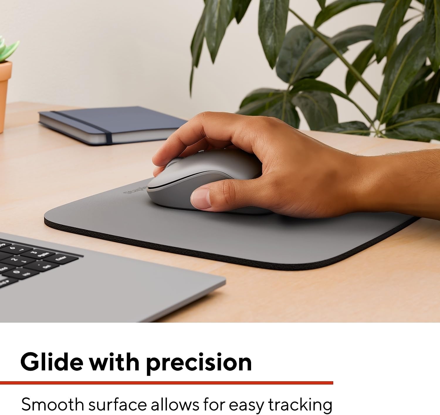 image:imageStaples Mouse Pad Lavender Design Mousepads for Computers amp Laptops 2Count Value PackGray