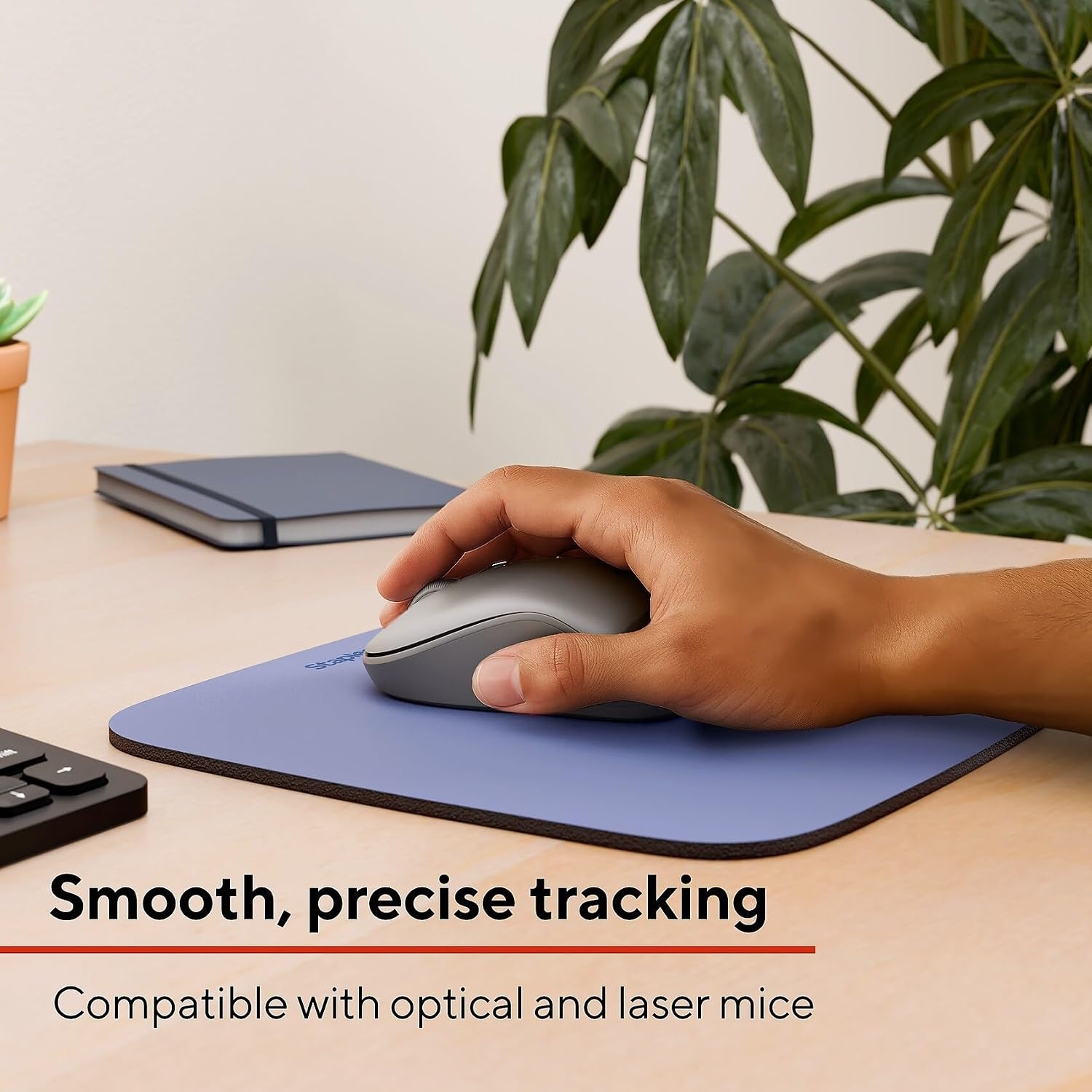 image:imageStaples Mouse Pad Lavender Design Mousepads for Computers amp Laptops 2Count Value PackLavender