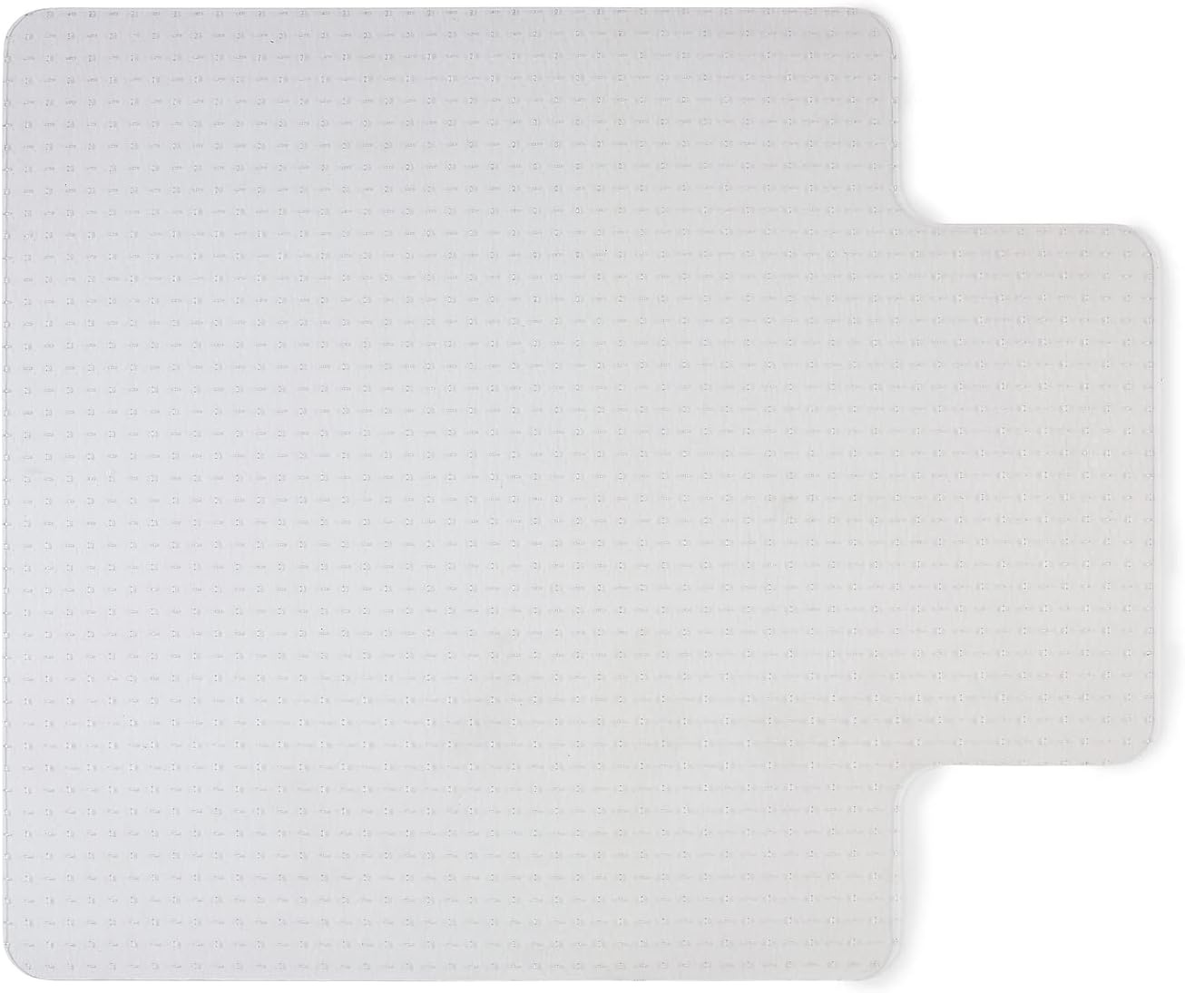 image:imageStaples Office Chair Mat Clear Floor Mats with Lip FlatPile Carpets Extended UnderDesk Coverage 355 x 475 Inch Smooth Glide45 x 53