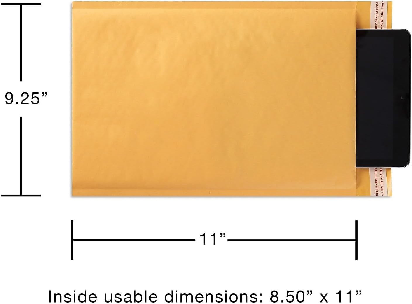 image:imageStaples QuickStripe Bubble Mailers 5 Size 105 x 15 12Pack85 x 11