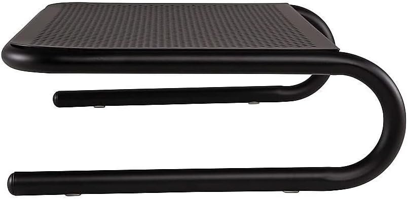 image:imageStaples Standard Steel Monitor Stand Desktop Riser for Monitors Laptops amp Office Workstations BlackUp to 27 Monitor