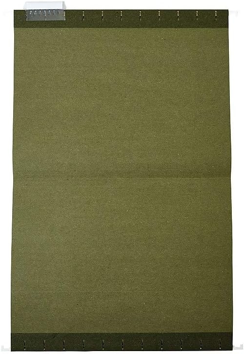 image:imageTRU RED Hanging File Folders Letter Size 5Tab Standard Green HeavyDuty Construction 250Box5Tab