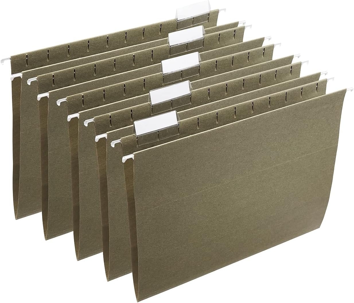 image:imageTRU RED Hanging File Folders Letter Size 5Tab Standard Green HeavyDuty Construction 250Box5Tab