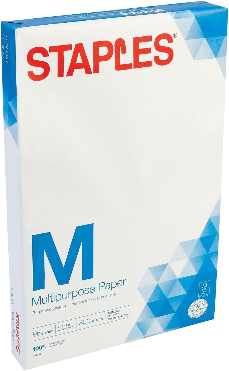 image:imageTRU RED Printer Paper 85 x 11 inch 20 lbs For Office School amp Home11 x 17