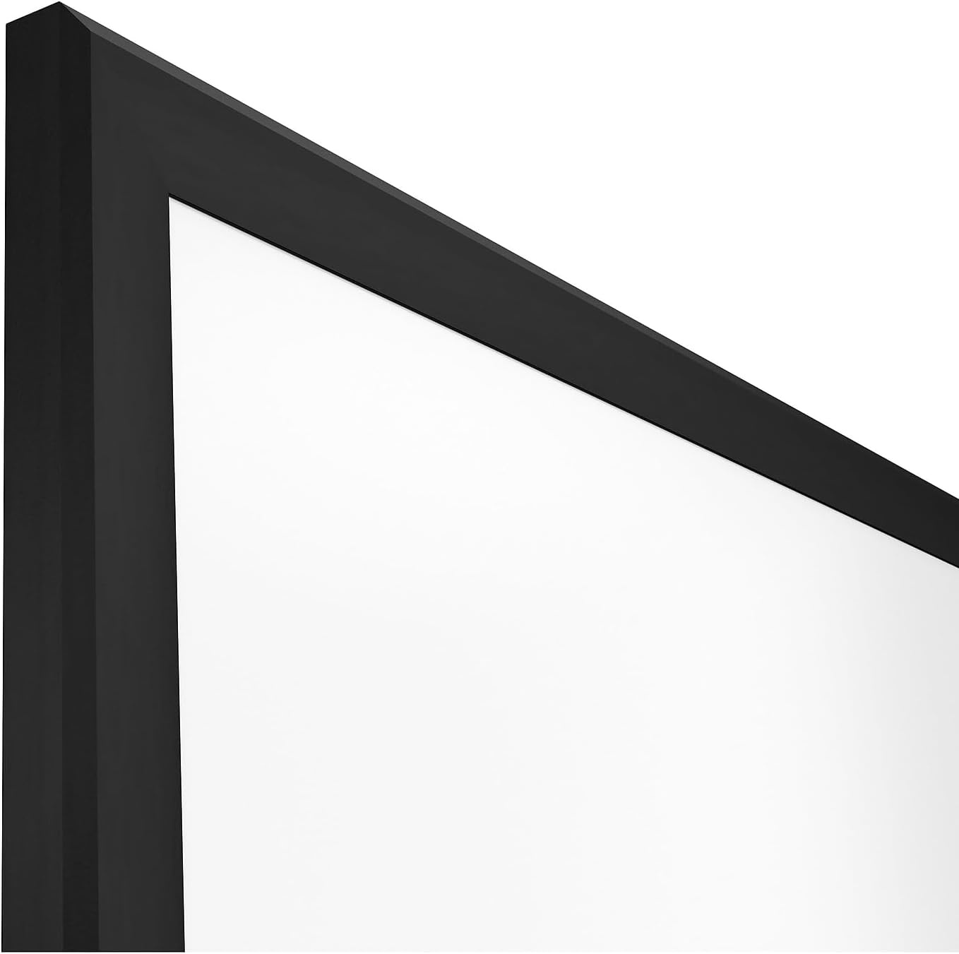 image:imageTRU RED Steel Magnetic Whiteboard Dry Erase Board for Wall White Board with Satin Frame 2 ft x 15 ftBlack