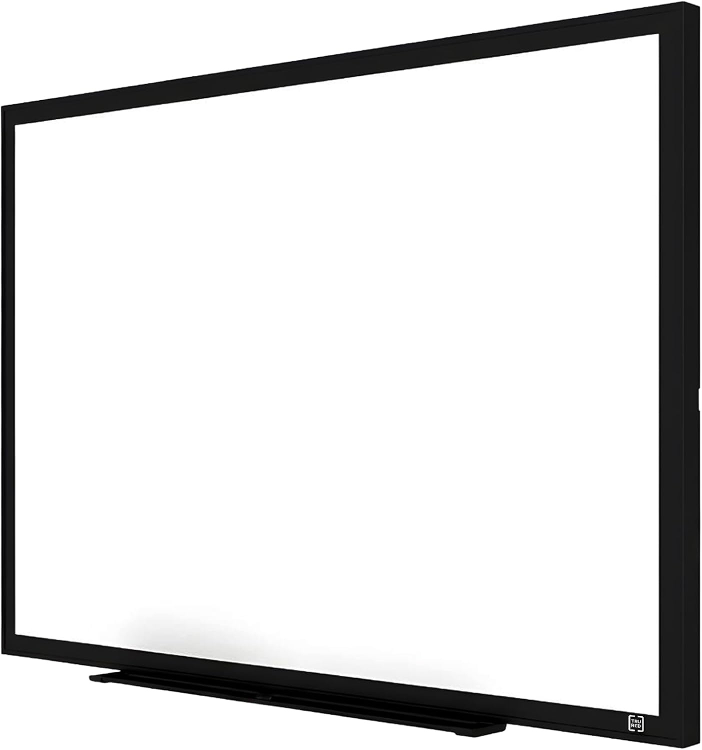 image:imageTRU RED Steel Magnetic Whiteboard Dry Erase Board for Wall White Board with Satin Frame 2 ft x 15 ftBlack