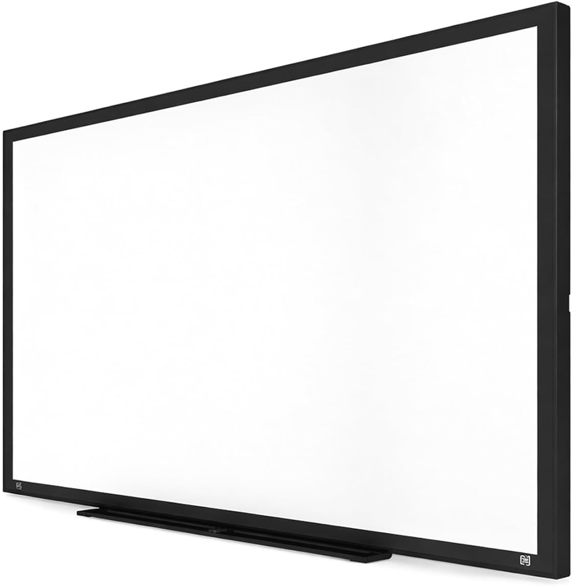 image:imageTRU RED Steel Magnetic Whiteboard Dry Erase Board for Wall White Board with Satin Frame 2 ft x 15 ftBlack