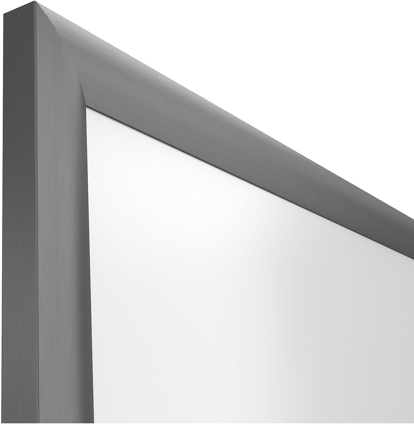 image:imageTRU RED Steel Magnetic Whiteboard Dry Erase Board for Wall White Board with Satin Frame 2 ft x 15 ftGunmetal