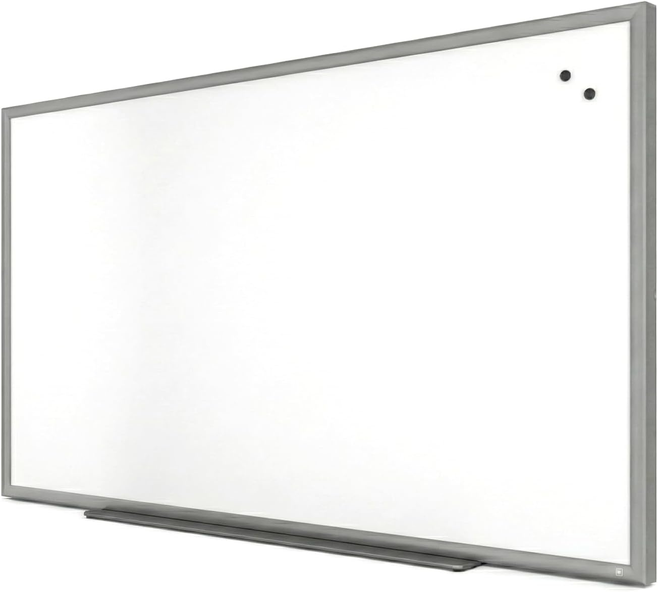image:imageTRU RED Steel Magnetic Whiteboard Dry Erase Board for Wall White Board with Satin Frame 2 ft x 15 ftGunmetal