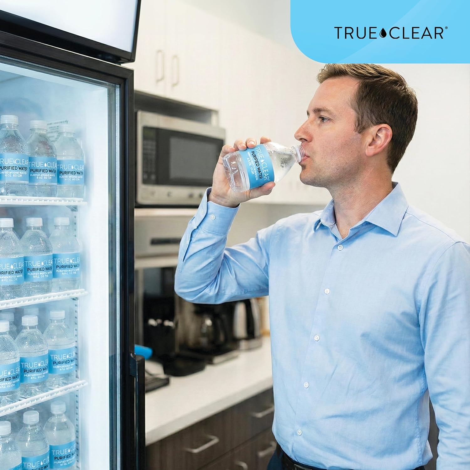 image:imageTrue Clear Purified Drinking Water 169 fl oz Bottles 24Pack BPAFree Recyclable Perfect for Lunches8 Fl Oz Pack of 24