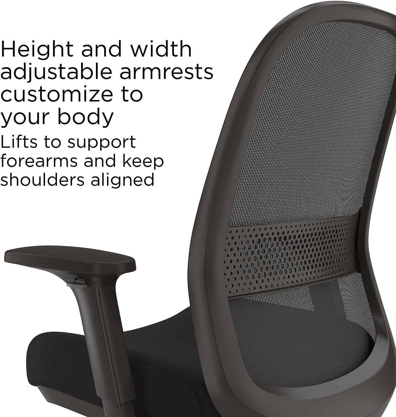 image:imageWorkplace 20 Drafting Stool Mesh Ergonomic Lumbar Support Adjustable Height BlackFabric
