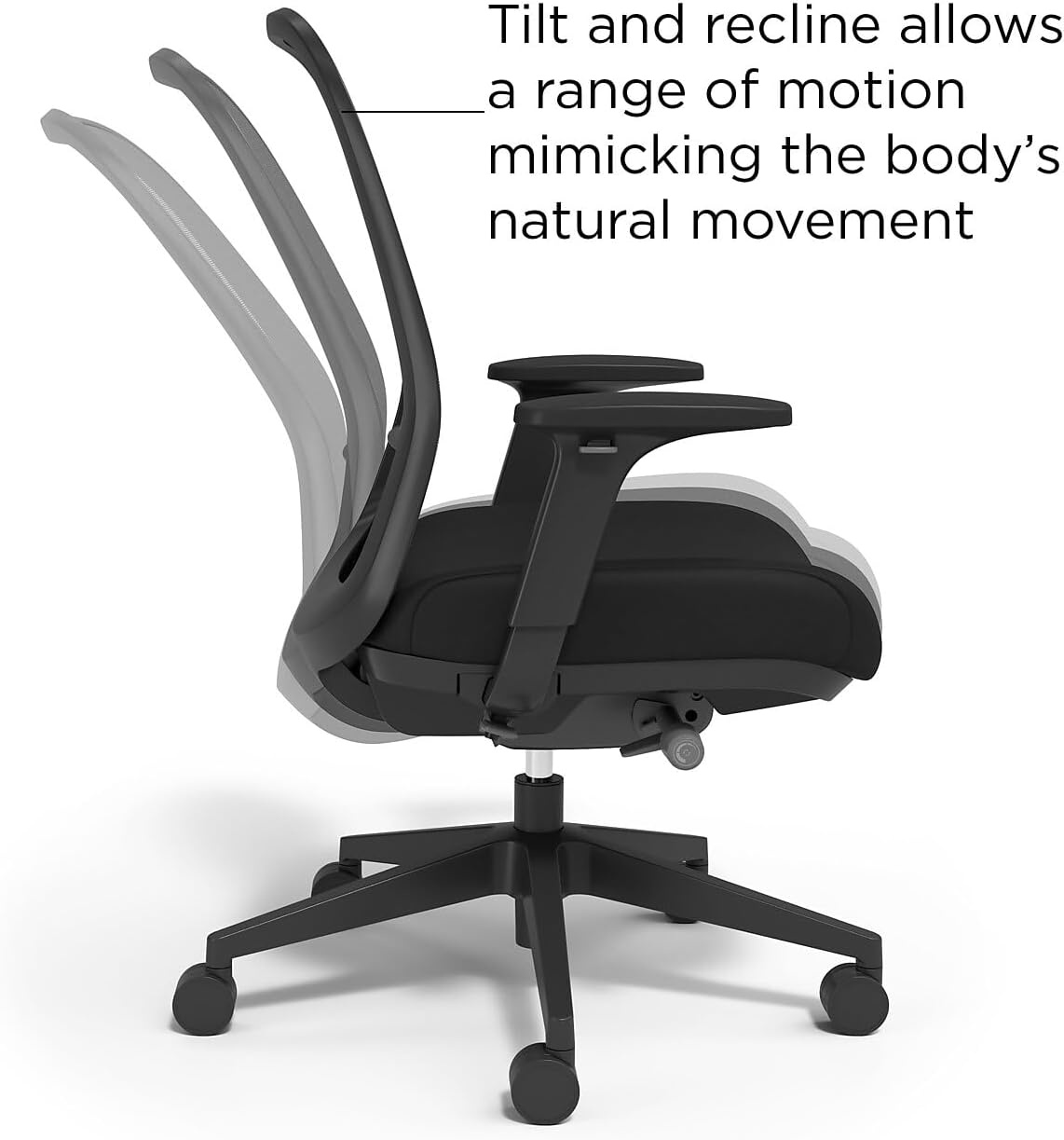image:imageWorkplace 20 Ergonomic Task Chair Polyurethane BlackFabric