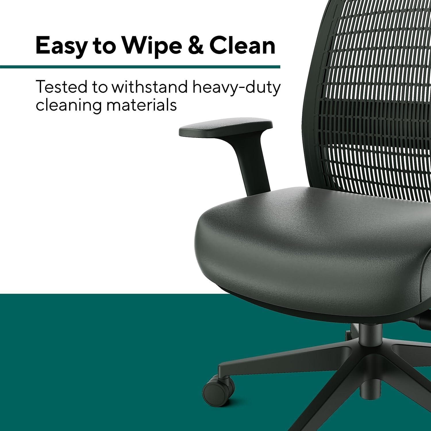 image:imageWorkplace 20 Ergonomic Task Chair Polyurethane BlackPoly