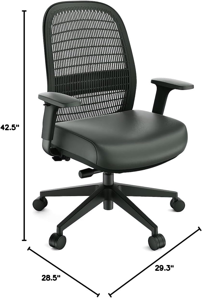 image:imageWorkplace 20 Ergonomic Task Chair Polyurethane BlackPoly
