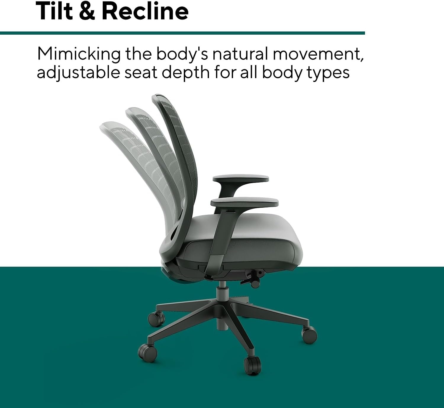 image:imageWorkplace 20 Ergonomic Task Chair Polyurethane BlackPoly