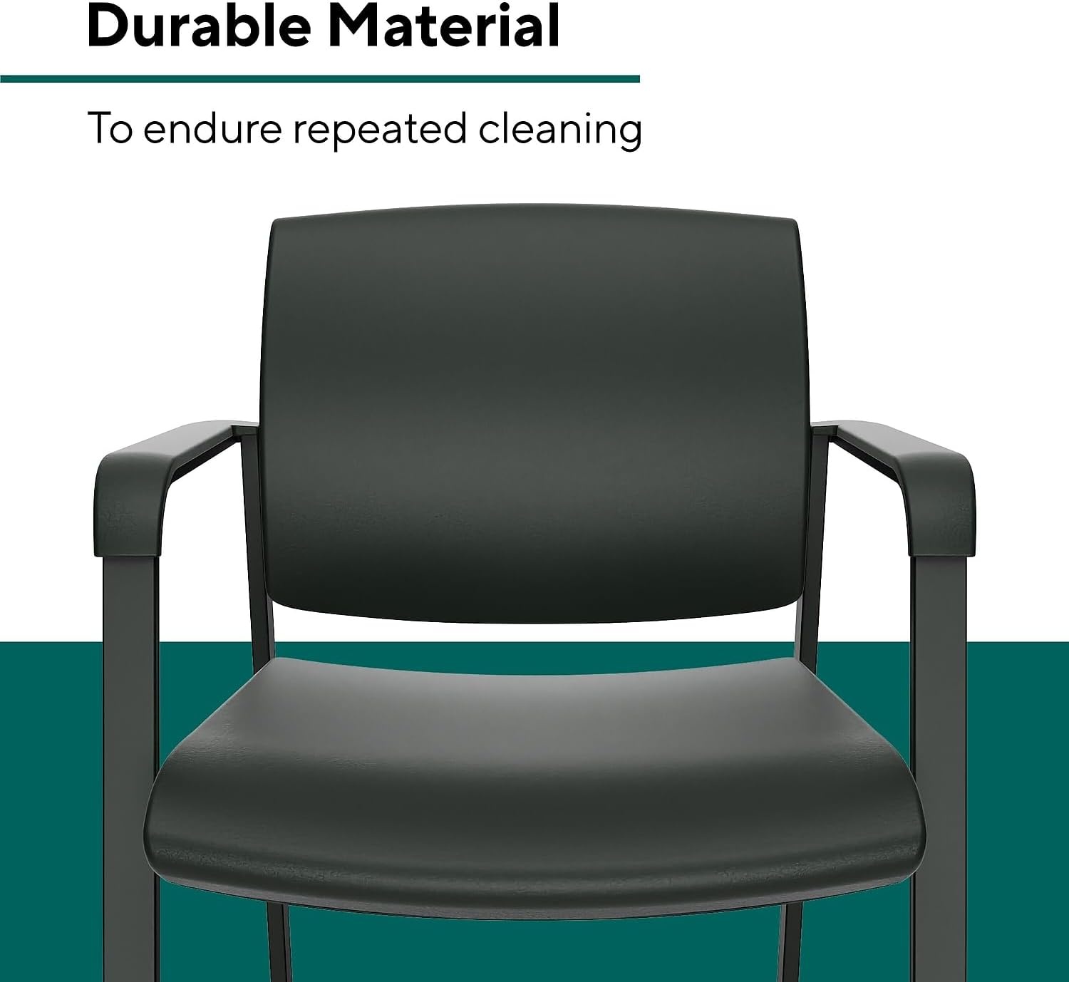 image:imageWorkplace 20 Guest amp Reception Chair Mesh Stackable BlackPoly