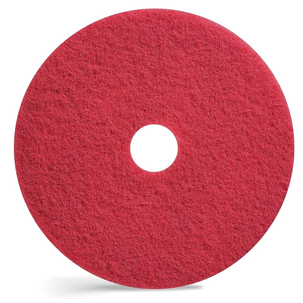 image:imageBrighton Professional Red Floor Buffer Pads 20Inch 5Case Light Cleaning amp Buffing Pads for Commercial Floor Machines