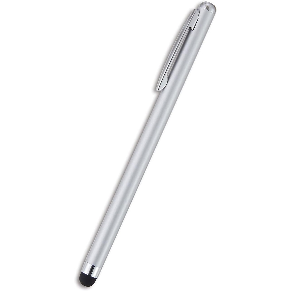 image:imageSTAPLES Universal Slim Stylus Pen HighPrecision Capacitive Tip for Touch Screens on iPad iPhone Android Tablets amp Smartphones Lightweight Design SilverSilver