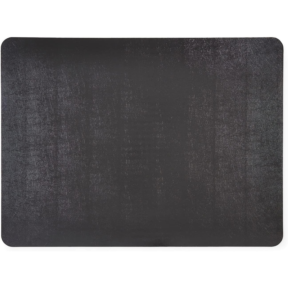 image:imageStaples 36X48 LowPile Chair Mat Black No LipBlack for Carpet