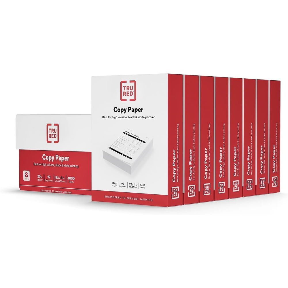 image:imageStaples Copy Paper 11 x 17 92 Brightness 20 lbs Ledger Size Paper For Office School amp Home8 Reams 4 000 Sheets