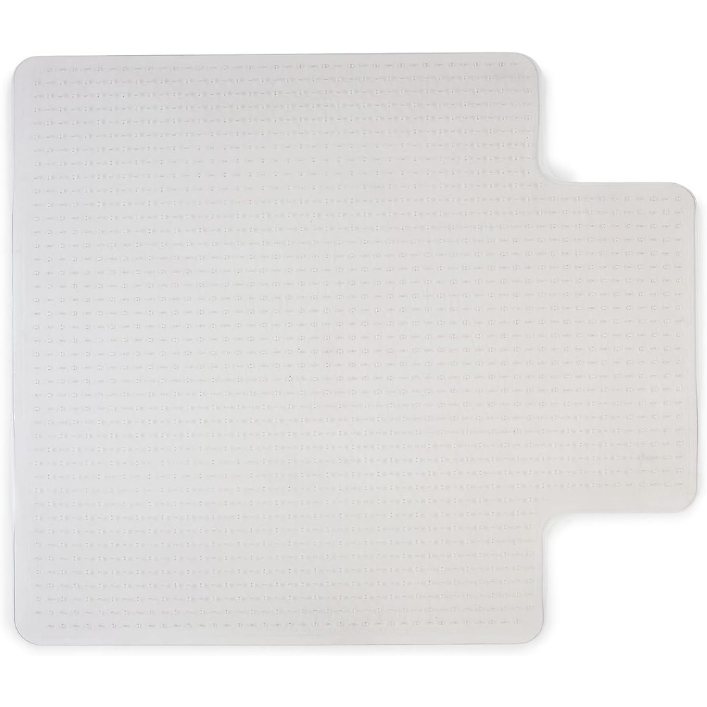 image:imageStaples Office Chair Mat Clear Floor Mats with Lip FlatPile Carpets Extended UnderDesk Coverage 355 x 475 Inch Smooth Glide45 x 53