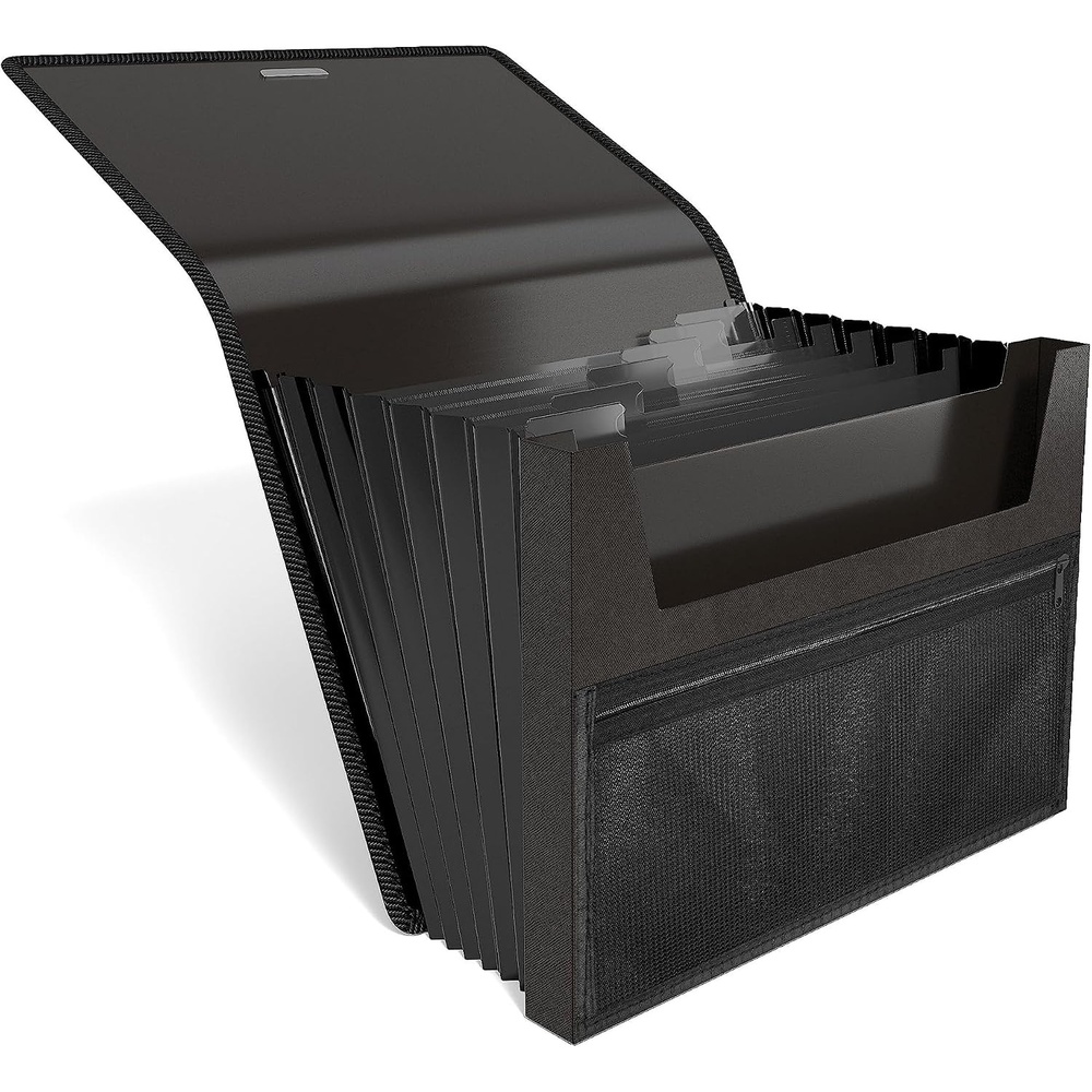 image:imageTRU RED Plastic Accordion File 7Pocket Expanding Organizer Letter Size Durable Poly Construction 3Pack