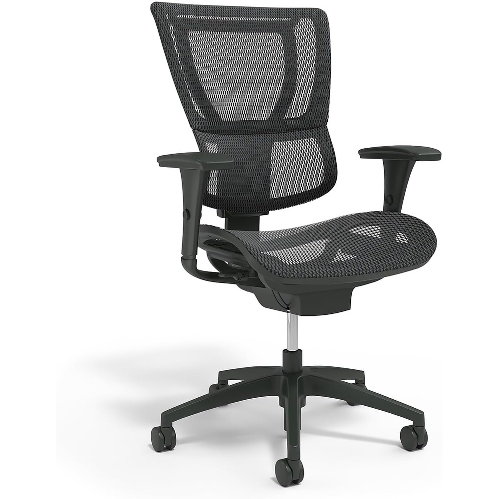 image:imageWorkplace 20 Ergonomic Task Chair Mesh Ergonomic Lumbar Support Adjustable Height Black