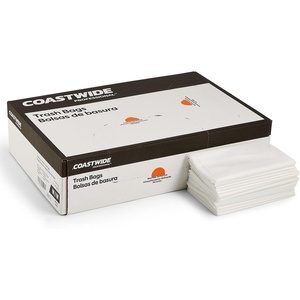 20-30 Gallon Trash Bag, 30″ x 36″, Low Density, 0.9 mil, White, 200 Bags/Box
