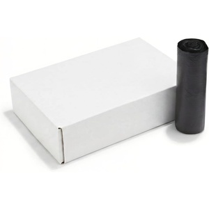 40-45 Gallon Trash Bag, 40″ x 48″, High Density, 22 mic, Black, 150 Bags/Box
