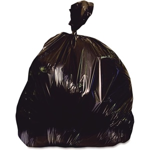 Heritage X6639QK Low-Density Repro Can Liner, 33 gal, 2 mil, 33 x 39, Black, 100/Carton