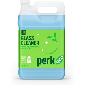 Perk Eco Glass Cleaner Refill, Ready To Use, 1 Gallon(1 Pack)