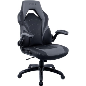 STAPLES Emerge Vortex Gaming Chair, Ergonomic, Adjustable Height, Swivel, Black(Black / Gray)