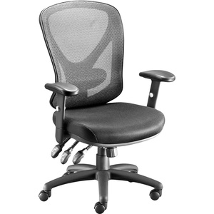 STAPLES Ergonomic Task Chair, Mesh, Black, 2-Pack
