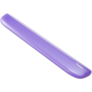 STAPLES Gel Keyboard Wrist Rest, Ergonomic Non‑Slip Wrist Support Cushion for Comfortable Typing, Durable Gel‑Filled Design, Blue Crystal(Purple)