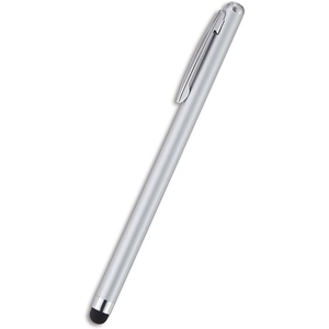 STAPLES Universal Slim Stylus Pen, High‑Precision Capacitive Tip for Touch Screens on iPad, iPhone, Android Tablets & Smartphones, Lightweight Design, Silver(Silver)