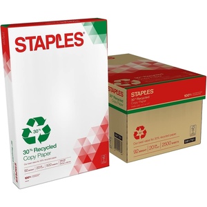Staples 30% Recycled Copy Paper, 8 1/2″ x 11″, Case, For Office, School & Home(11” x 17”)