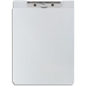 Staples Aluminum Storage Clipboard, Letter Size, Silver – Heavy‑Duty Clipboard with Storage