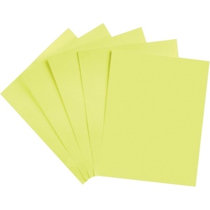 Staples Brights 24 Lb. Colored Paper Green 500/Ream, For Everyday Use at Home or Office(Light Yellow)