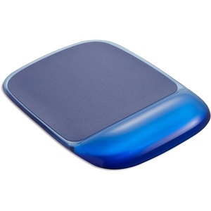Staples Gel Mouse Pad and Wrist Rest Combo, Ergonomic Non‑Slip Base, Soft Gel Support for Comfortable Typing & Precise Mouse Control, Blue Crystal(Blue)