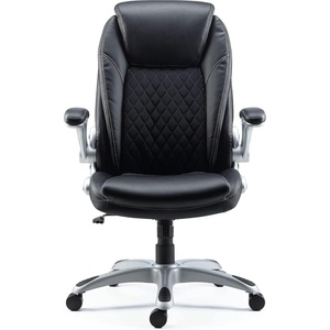 Staples Sorina Bonded Leather Chair, Black, 2/Pack